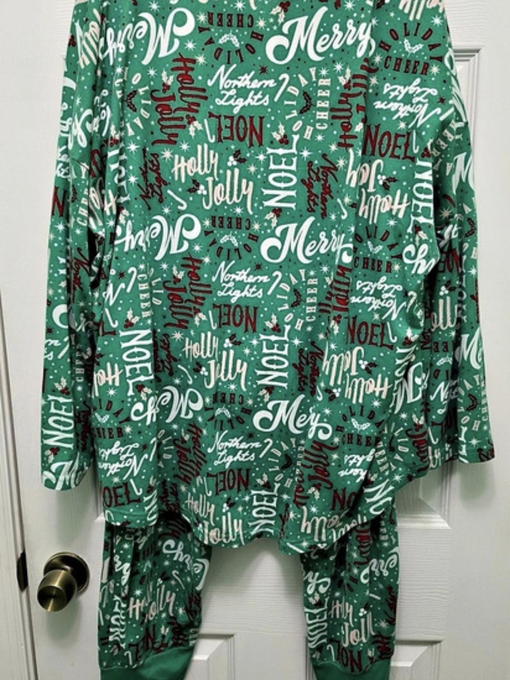 Joyspun Christmas Print Pajama Set Size 3X (22W-24W) Like New